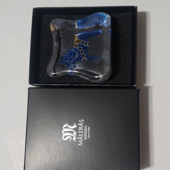 Mats Jonasson, Målerås - Dala Horse - Blue - Picture 5 of 7